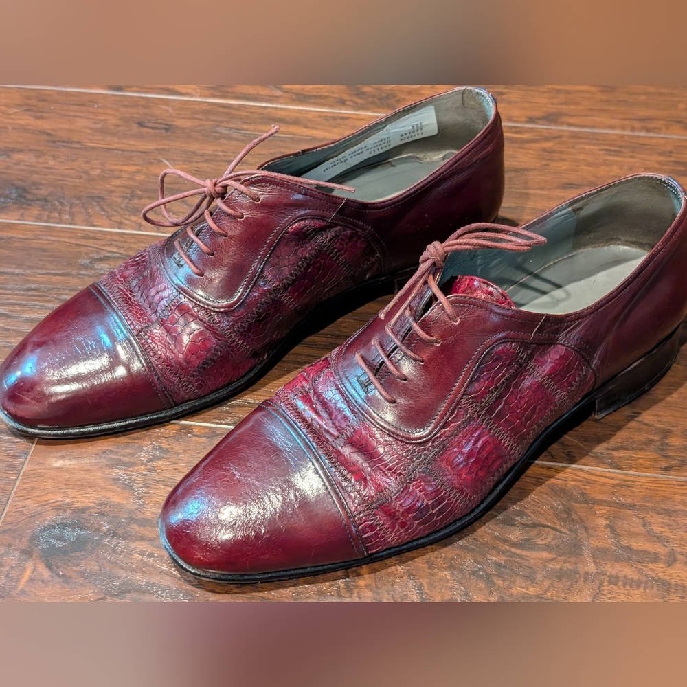 VTG- Peter Huber sz. 7.5 Restored made in Italy Leather Shoes